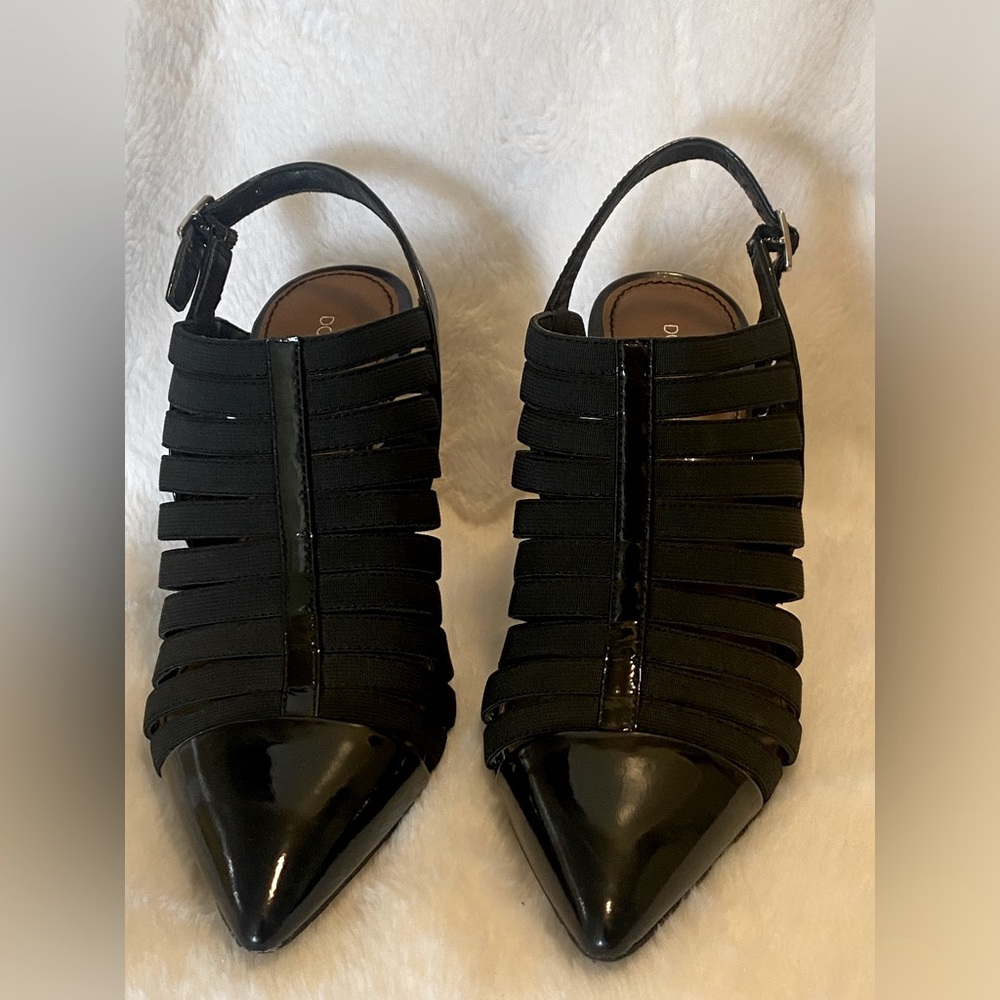 Donald J. Pliner Petro Strappy Cage Slingback Pump Heels Size 6